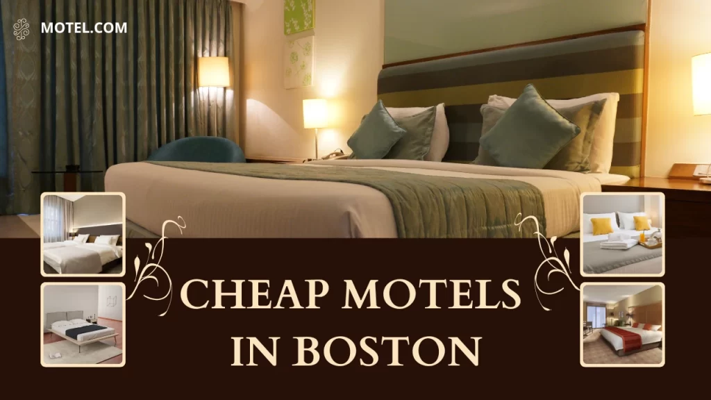 Infographic image showing The 9 Cheap Motels in Boston to Stay in 2023